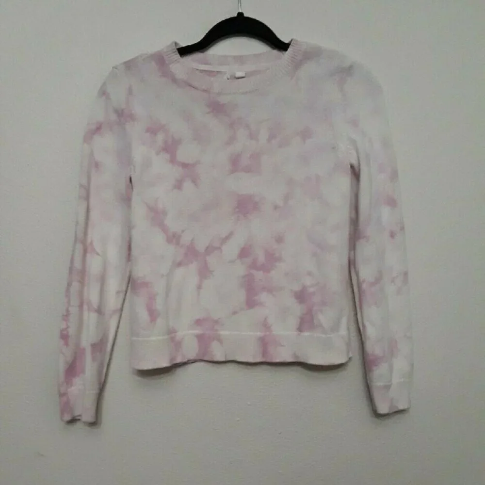 GAP Kids Pink Tie-Dye Sweater